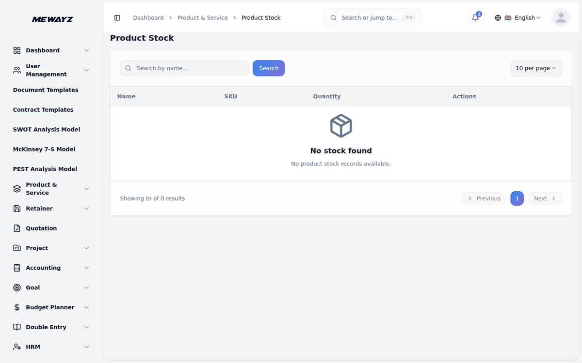 Mewayz Online Store — Product catalog