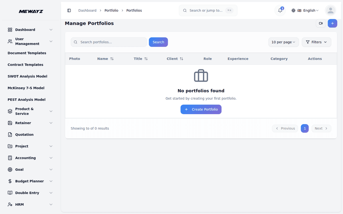 Mewayz Media kit & portfolio for influencers & creators