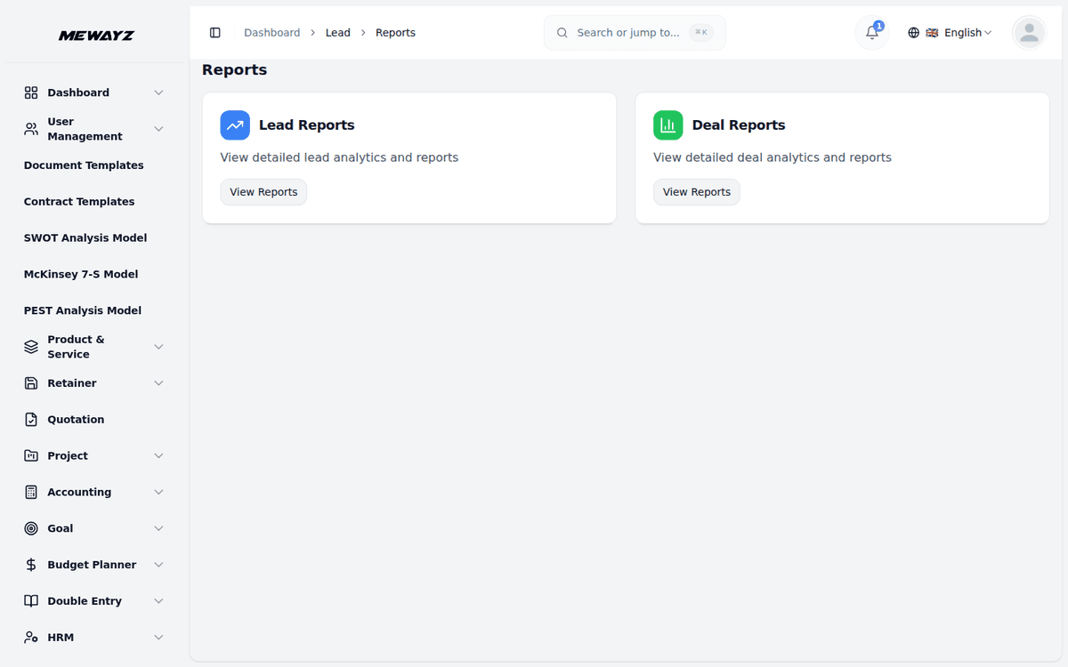 Mewayz Sales Pipeline — Sales reports