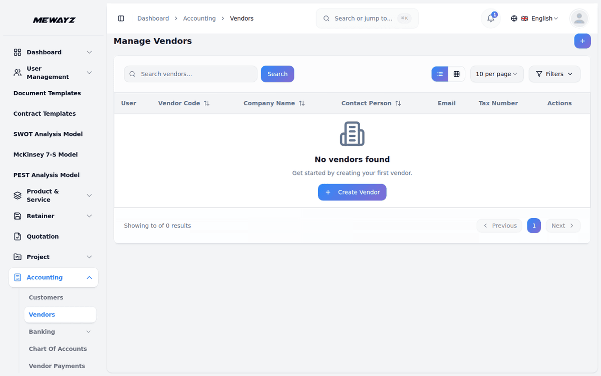 Mewayz Purchase Orders — Vendor management