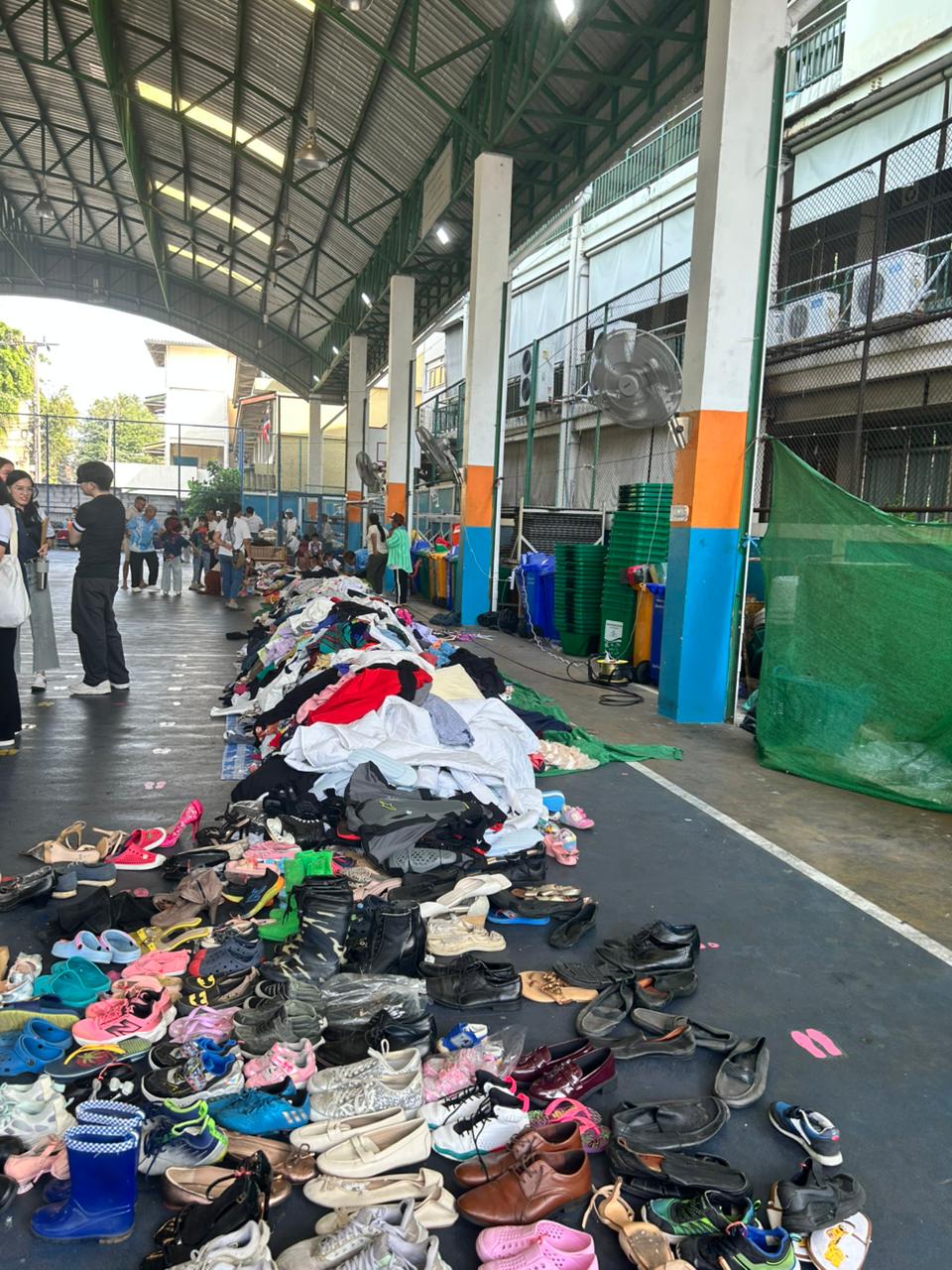 Clothes and shoes for the community