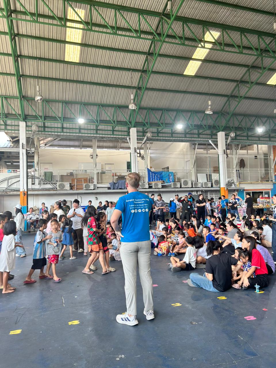 Mewayz (Formerly Seemless) team running a community giving day in Hat Yai, Thailand