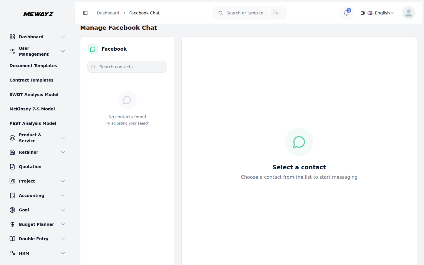 Facebook chat