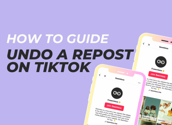 Undo a Repost on TikTok