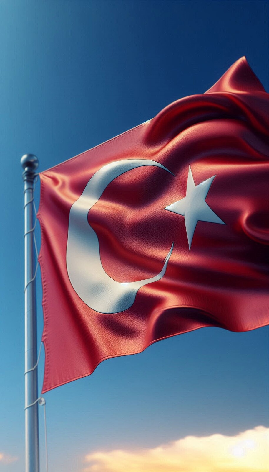 Yer Gök Türk bayrağı...
